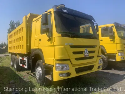 중국 Sinotruck HOWO Dayun Shacman 6X4 8X4 25t 30t 10/12 바퀴 371HP 375HP 425HP 중고 덤프 트럭 티퍼 트럭