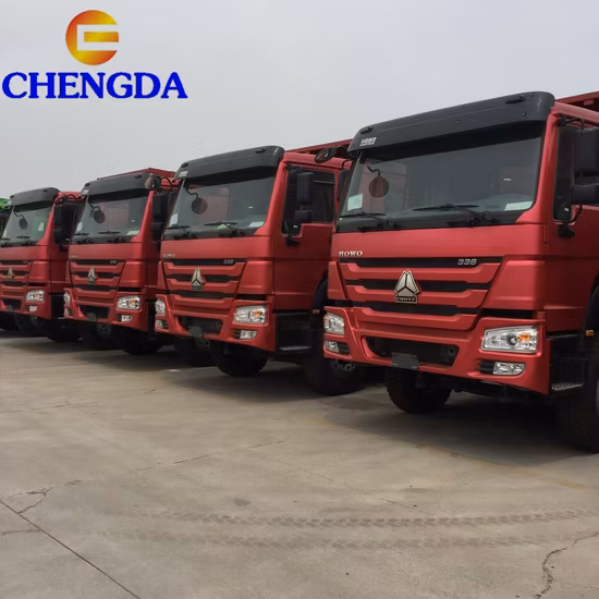 중고 트럭 새로운 Sino Sinot 트럭 HOWO Beiben Dongfeng Shacman Foton 6X4 쓰레기꾼 티퍼 팁 덤프 트럭